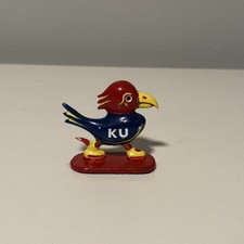 Vintage University of Kansas KU Jayhawk Metal Paperweight Downing Casting Co. picture