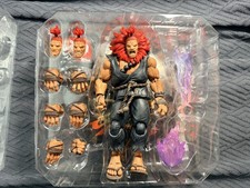 Storm Collectibles Street Fighter V Akuma Action Figure Used/Complete with Box  picture