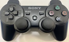 OEM Sony PS3 Controller Genuine DualShock 3 - Tested-  Black picture