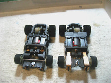 New Tyco HO Scale  Narrow 440 Magnum Chassis with Nite Glow Wheels  ( 2 Chassis) picture