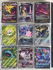 Pokemon Card Collection Binder Lot Holo Rare Clefairy Rowlet Venusaur Pikachu picture