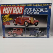 Revell 7446 Hot Rod Three Ford Classics 1:25 Model Kit Factory Sealed Vintage picture