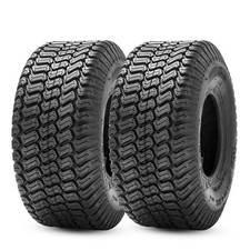 Set 2 15x6.00-6nhs Lawn Mower Tires 15x6x6 Lawn Tractor Tire 15x6-6 Turf Tires picture