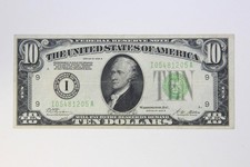 1928 B $10.00 FRN ( I ) Minneapolis Federal Bank, Very Fine picture