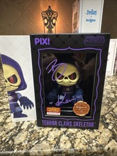 BRIAN MARIOTTI & KARISSA SIGNED TERROR CLAWS SKELETOR THRILLJOY HERO CON STICKER picture