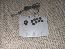 Asciiware Ascii Stick PlayStation 1 PS1 Arcade Joystick Controller Tested Works picture