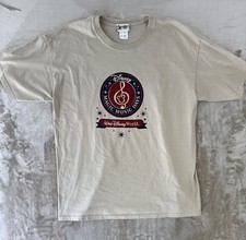 Vintage Walt Disney World Magic Music Days T Shirt XL Mickey Mouse Beige picture
