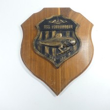 USS Portsmouth SSN 707 Submarine Insignia Wall Plaque Vintage US Navy picture
