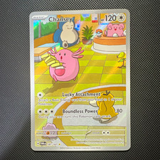 Pokemon TCG Chansey 187/167 Sv06 Twilight Masquerade Illus Rare Holo EN picture