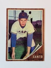 1962 Topps Baseball #170 Ron Santo Chicago Cubs HOF picture