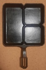 Griswold #666 Colonial Breakfast Skillet Original Old Cast Iron Large Block Logo picture