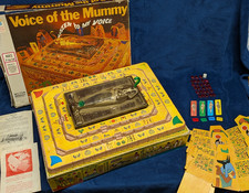 1971 Voice Of The Mummy FULLY RESTORED & COMPLETE Talking Electronic Board Game picture