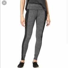 NEW Athleta Herringbone Knit Leggings Grey Black Pockets Winter Pants XS NWOT picture