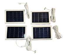 4X Ring Solar Panel for Ring Spotlight Cam Battery/Stick Up Cam Battery - White picture