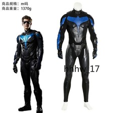 Titans Season 1 Nightwing Dick Grayson Cosplay Costume Jumpsuit Set Halloween picture