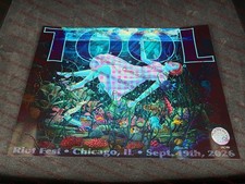 2 Tool Poster 9/19 2026 Riot Fest Chicago  Douglass Park Lori Nelson 2 Posters picture