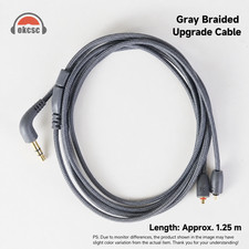 Braided IPX T2 Headphone Cable 3.5mm For UE Pro Westone Pro X Etymotic EVO picture