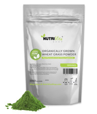NVS 100% PURE WHEAT GRASS POWDER USDA ORGANIC - SUPERFOOD NONGMO VEGAN USA FIBER picture