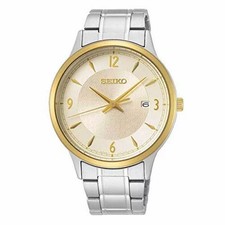 SEIKO Men's Watch Quartz Gold Silver 50th Anniversary picture