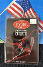 🔥🔥KYSER QUICK-CHANGE 6 STRING ACOUSTIC GUITARS (RARE PAISLEY STYLE PATTERN)🔥 picture