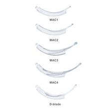(US delivery)Vide Laryngoscope Disposable Blade MAC1/D-blade (10pc/Box) picture