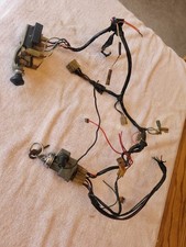 1955 CHEVROLET IGNITION SWITCH W/KEY HEADLIGHT SWITCH, HARNESS OEM GM DELCO picture