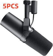 5PCS FOR SM7B Cardioid Dynamic Vocal Broadcast Microphone  Open Box Black US picture
