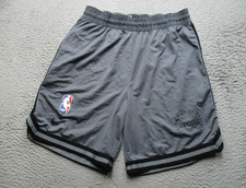 San Antonio Spurs Shorts Mens L Gray Game Used Practice NBA Basketball Nike picture