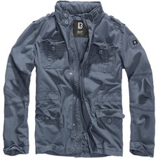 Brandit Britannia Marine Cadet Field Jacket Mens Military Coat Navy Parka Indigo picture
