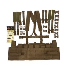 USMC Chest Rig, Tactical Assault Panel TAP Vest Ibiley W/ Repair Kit, Coyote NEW picture