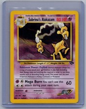 Sabrina’s Alakazam Gym Challenge 16/132 Holo WOTC Vintage Pokémon TCG picture