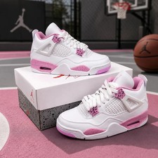 Jordan 4 Retro White Pink Oreo  Size US (Womens) picture