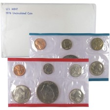 1976 Uncirculated Coin Set U.S Mint Original Government Packaging OGP picture