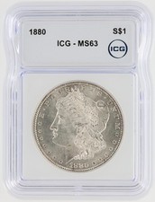 Pre-1921 Silver Morgan Dollar ICG MS63 S$1 -  Lot of 1 - Mixed Years and Mints picture