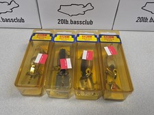 (4) Discontinued Storm Pre-Rapala RATTLE TOT RH103...Metallic Silver...NOS picture