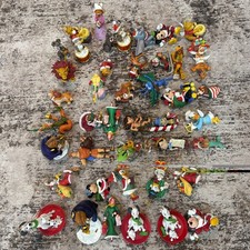 Disney’s Christmas Ornaments by Grolier Huge Lot Qty of 44 picture