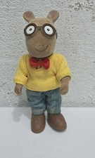 VTG 1997 ARTHUR Aardvark PBS Flocked EDEN Poseable Figure picture
