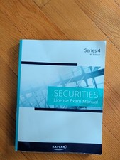 Kaplan Securities Series 4 License Exam Manual 8th Edition Test Prep Guide Book picture