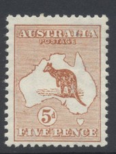 Australia 1913 5d SG8 Mint Cat £85 picture