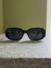 Prada PR17WS 1AB5S049 Women's Sunglasses 49 mm Black / Dark Grey Lens picture