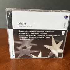Antonio Vivaldi Sacred Music 4 CD Set Warner Classics 2011 Apex CRACKED CASE picture