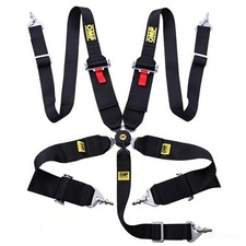 New OMP 5 Point Camlock Quick Release Car Seat Belt Harness Racing Universal 3