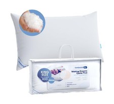 100% Luxury Down Pillow - Siberian 800 FP Medium Support King Size - Pack of ... picture