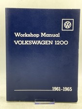 Workshop Manual VOLKSWAGEN 1200 1961-1965 Volkswagen Of America 1991 Paperback picture