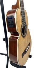 OSCAR SCHMIDT CUATRO, SOLID SPRUCE/SAPELE, BARCUS BERRY LX4, NATURAL W/ BAG picture