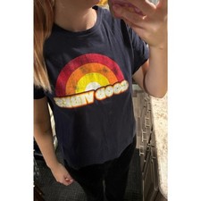 Unbranded Women's Navy and Blue T-shirt picture