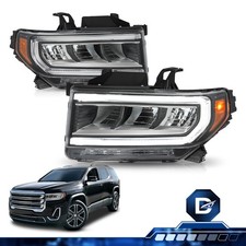 For 2020 2021 2022 2023 GMC Acadia Headlight Headlamp Assembly Left + Right Side picture