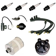 353896R1 Tune Up Kit Plugs Wires Cap Oil Filter Fits Farmall A B C H Super A W4 picture
