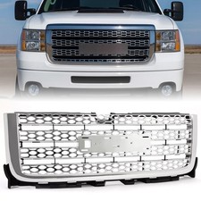 For 2011-2014 GMC Sierra 2500 HD /3500 HD Denali Style Chrome Front Upper Grille picture