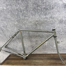 Vintage 1984 Trek 620 Touring Bike Frame 19in 48cm Gray Reynolds 531 700c 126 picture